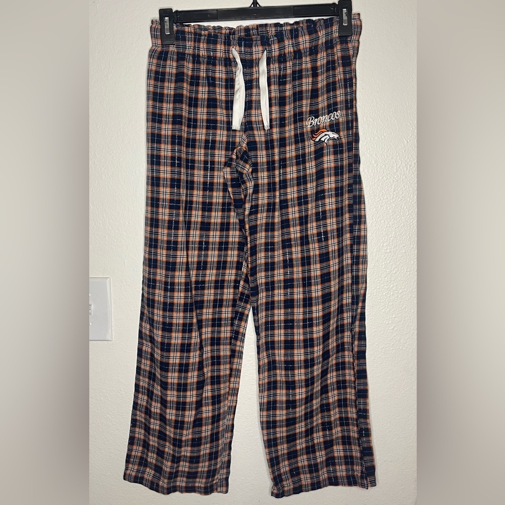Denver Broncos Plaid Lounge Pants | Women’s M 🏈
